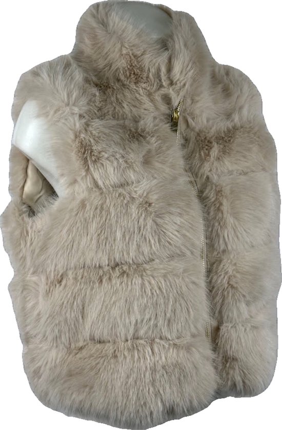 Elegante Dames Faux Fur Bontjas – Warm en Zacht - Beschikbaar in 4 stijlvolle kleuren - One Size - Wit/cremeachtig - Merkloos