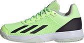 adidas Performance Courtflash Tennis Schoenen - Kinderen - Groen- 30 1/2