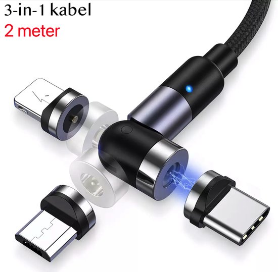 Satisfyer - Magnetische Oplaadkabel Wit