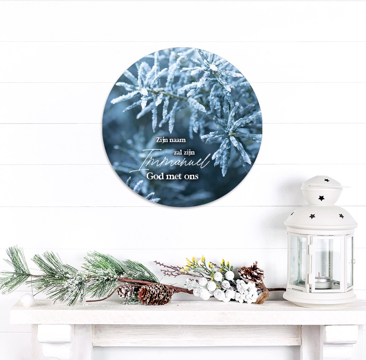 Kerstcirkel ' Immanuel' - Christelijk - MajesticAlly
