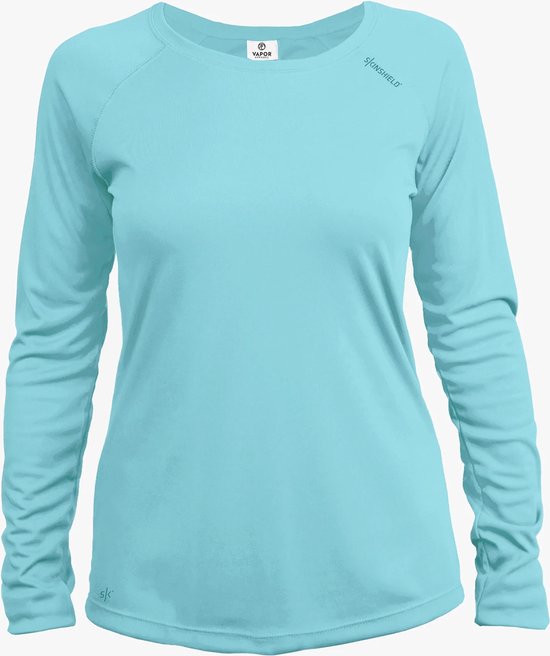 Vapor Apparel - UV-shirt met lange mouwen voor dames - lichtblauw - maat L  | bol