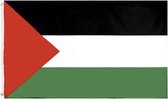Vlag Palestina 90 x 150 cm feestartikelen - Palestina landen thema supporter/fan decoratie artikelen