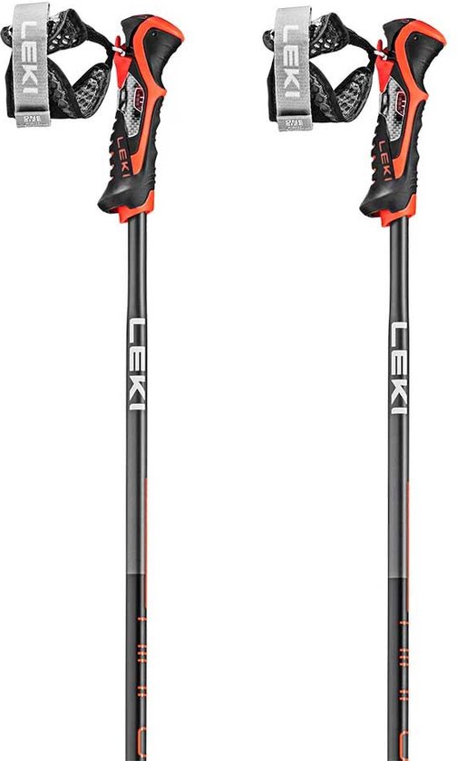 Bâton de ski Leki Airfoil 3D noir-foncé-anthracite-rouge vif 1250