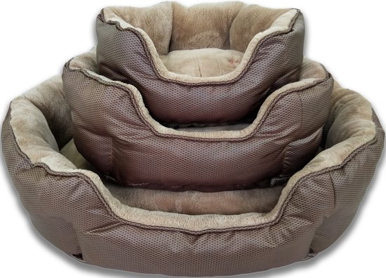 ThermoSwitch Santorini Brown XL 120 x 80 x 24 cm hondenmand