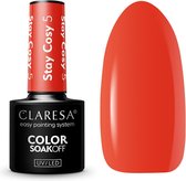 Claresa UV/LED Gelllak Stay Cosy #5 – 5ml. - Oranje - Glanzend - Gel nagellak