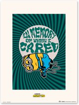 Poster Minions In Memory Of When I Cared 30x40cm