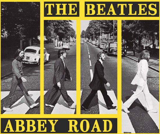 Kunstdruk Abbey Road Crosswalk 40x30cm