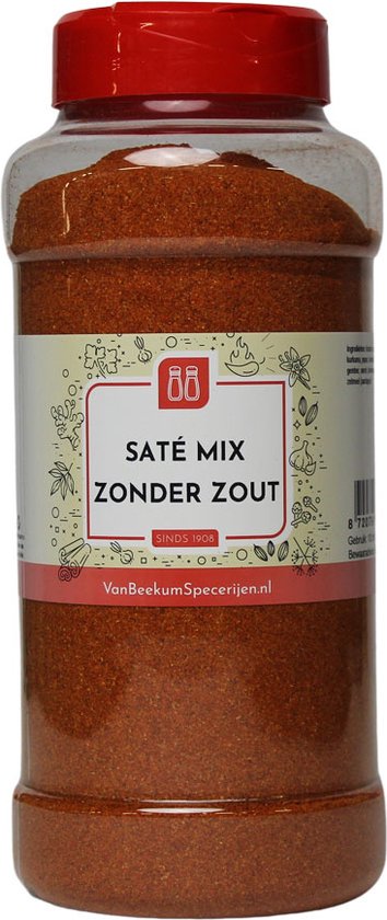 Van Beekum Specerijen - Saté Mix Zonder Zout - Strooibus 365 gram