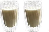 Dubbelwandige koffieglazen, 2 stuks, dubbelwandige latte macchiato-glazen, borosilicaatglas, koffiekopjes voor theeglazen, ijskoffie, thermoglazen, dubbelwandige espressokopjes, glazen latte