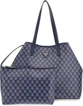 Guess Vikky Large Tote Shoppers Dames - Blauw - Maat ONESIZE