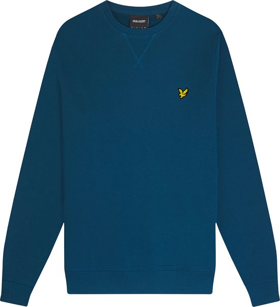 Lyle & Scott Crew Neck Sweatshirt Truien & Vesten Heren - Sweater - Hoodie - Vest- Blauw - Maat XL