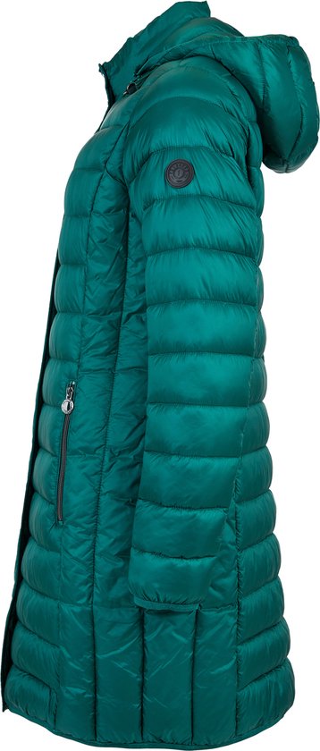 MARIKOO Winterjas voor dames, winterjas, parka, lange gewatteerde winterjas B979, sky-blue, XS