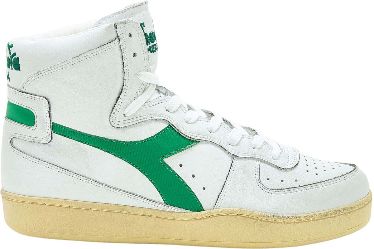 Diadora Heritage Mi Basket Used Wit Groen Damessneakers bol