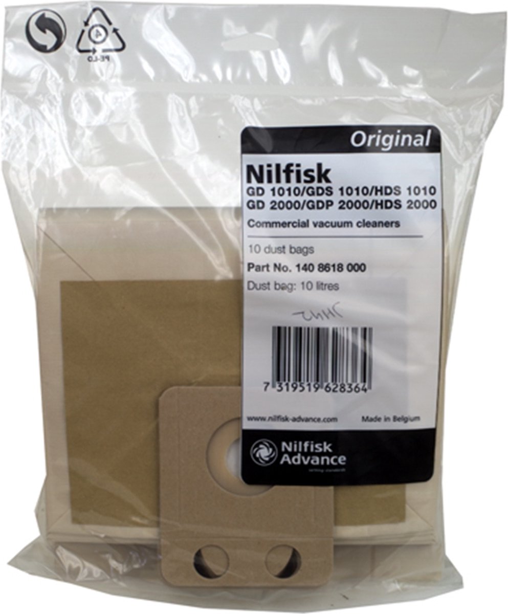 Aspirateur à poussière SALTIX 10 Hepa NILFISK (10L)