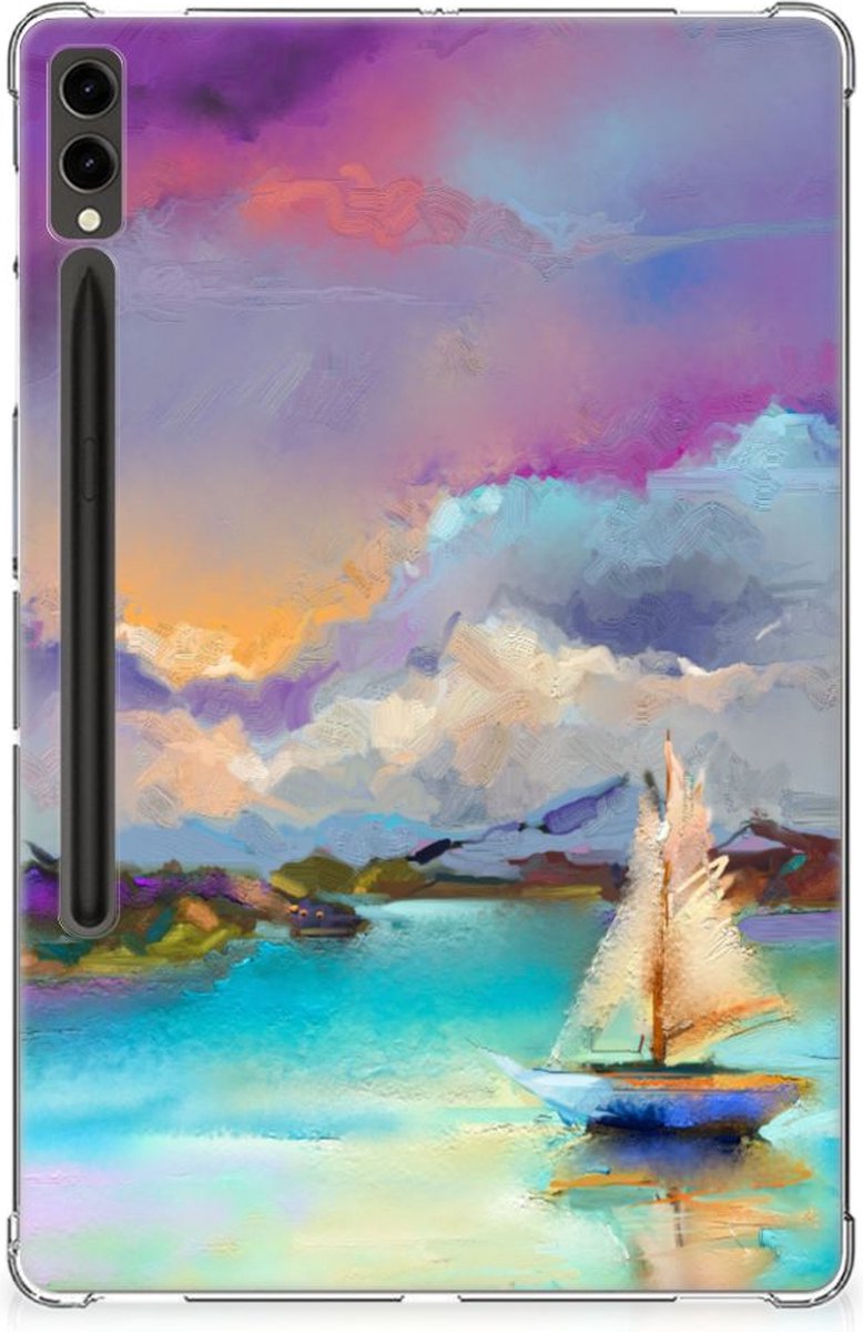 Back Cover voor Tablethoes Samsung Galaxy Tab S9 Plus Boat