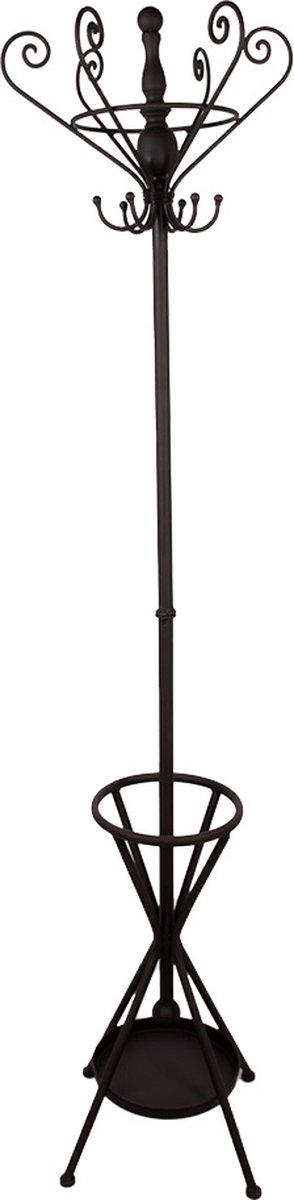 Clayre & Eef Kapstok Staand 180 cm Bruin IJzer
