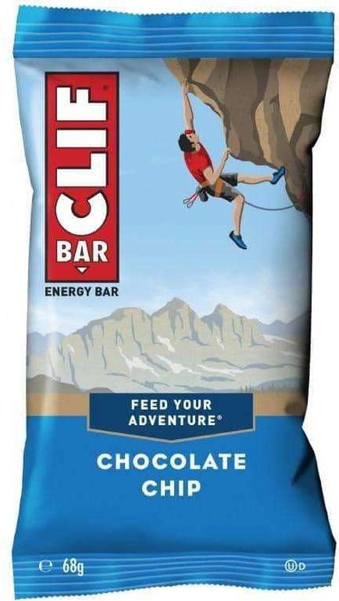 Goedkoopste Clif Bar Energybar - Chocolate Chip - Energierepen - 12 repen (816 gram