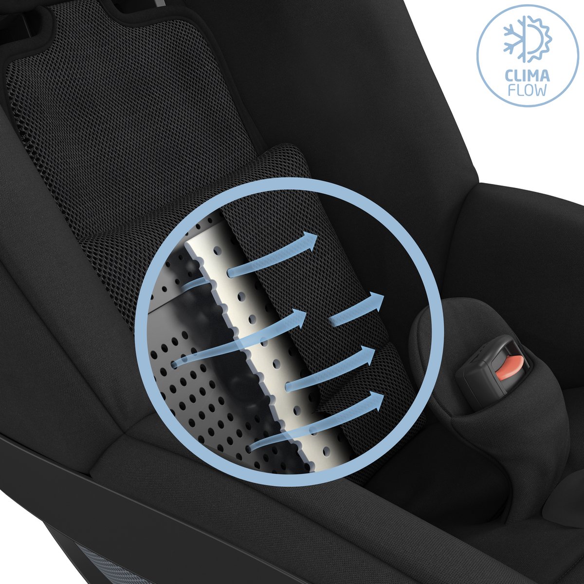 Maxi-Cosi Pearl 360 i-Size - Autostoeltje - ca. 3 maanden tot 4 jaar - FlexiSpin-Rotatie met één hand - Authentic Black – foto 3