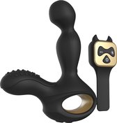 Playbird® - The Panda - Prostaat Vibrator Mannen - 360º Roterend - Met Afstandsbediening - Stotende Buttplug - Anaal Dildo Vibrator - Zwart