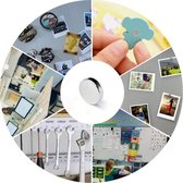 Neodymium magneten - 5 x 1 mm - extra sterke doe-het-zelf kleine multi-use ronde whiteboard magneten voor kantoor, knutselen, koelkast, prikbord, prikbord, koelkast, fotomagneet (100 stuks)