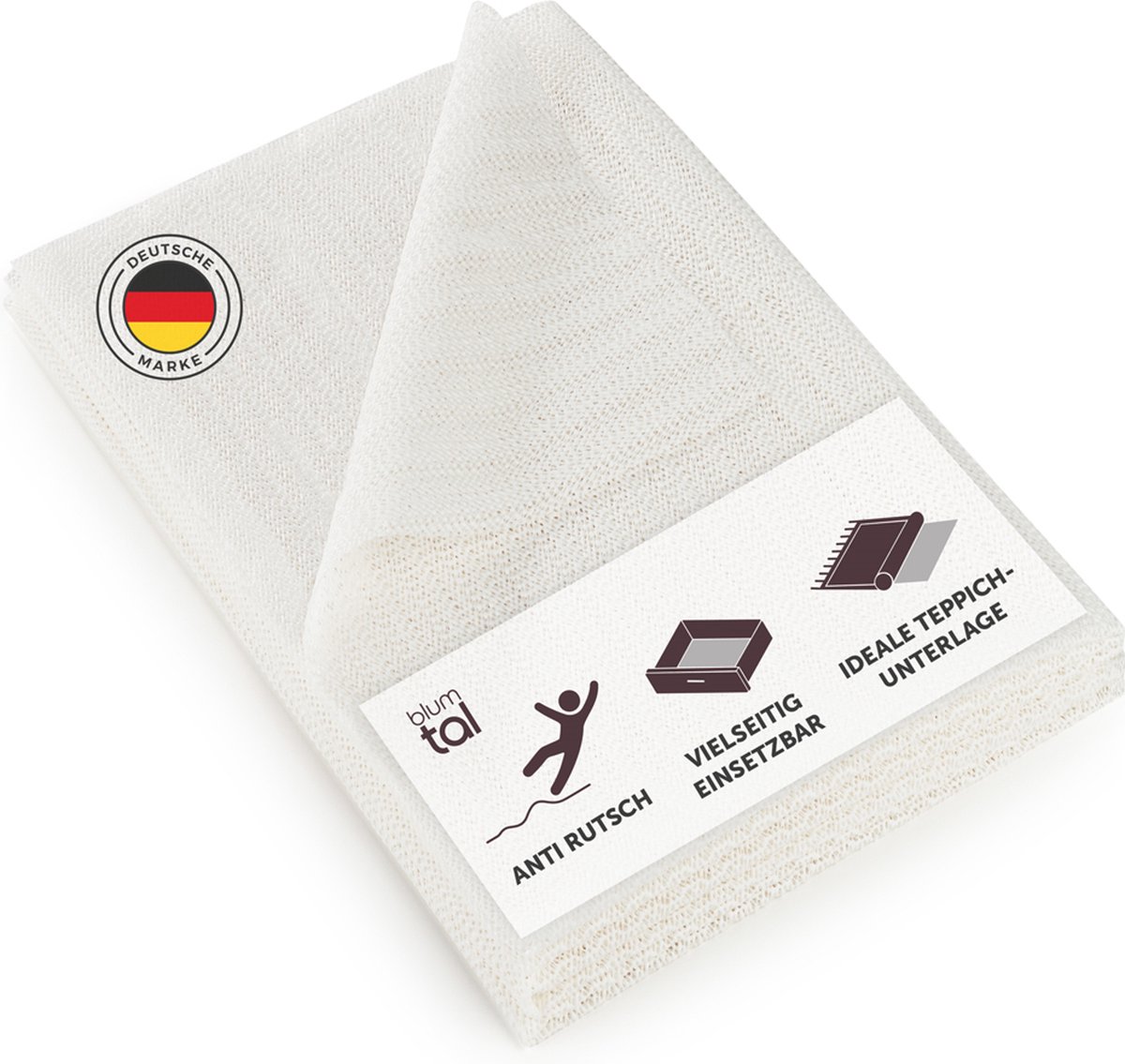 Blumtal Antislipmat - Antislipmat voor Tapijt Auto Lades - Knip op Maat - 80 x 200 cm - Latex - Set van 2