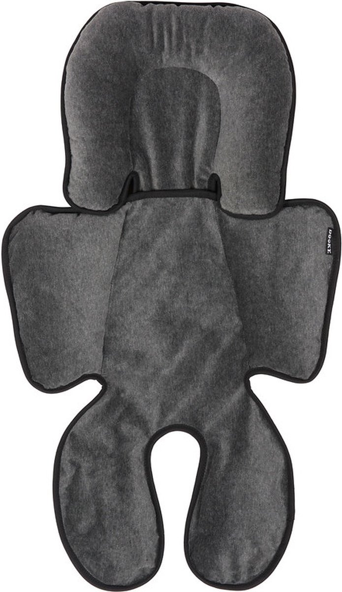 Dooky - Verklein kussen - Baby 0-1 jaar - Grijs - Voor autostoel, buggy, wandelwagen, reiswieg en wipstoel van Dooky — afbeelding 2