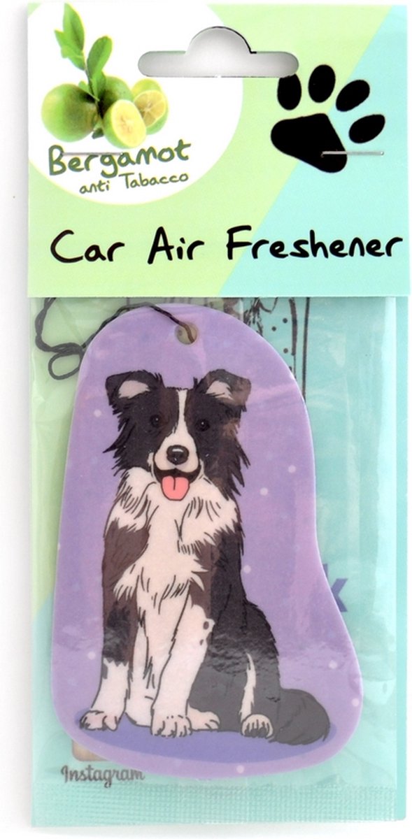 Dogs - Car Airfreshner - Border Collie - Begamot