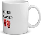 Akyol - super trainer koffiemok - theemok - Sport - coach - boxing - trainer - geschenk - verjaardag - love gift - 350 ML inhoud