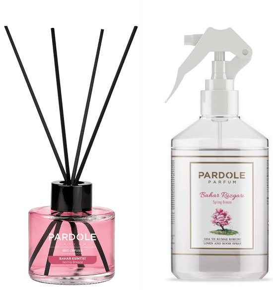 Pardole Spring Breeze Huisparfum - Geurstokjes - Pakket 600ML