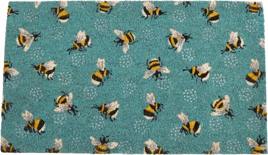 Rex London - Deurmat met bijenprint 'Bumblebee'