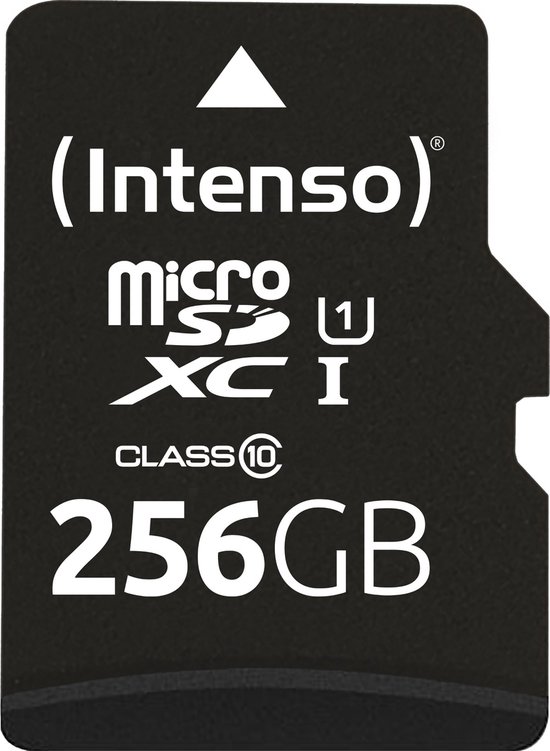 Intenso 256GB microSDXC Performance microSD-kaart 256 GB Class 10 UHS-I Waterdicht