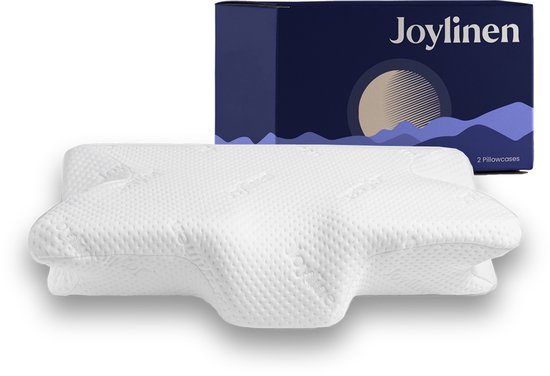 Joylinen Dream Bliss Hoofdkussen met Memory Foam - Vermindert Nekklachten - Geschikt voor rug-, zij- en buikslapers