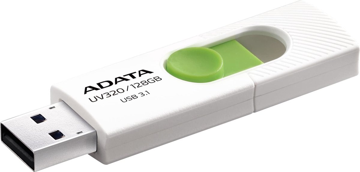 ADATA USB 3.1 Stick UV320 128GB White/Green