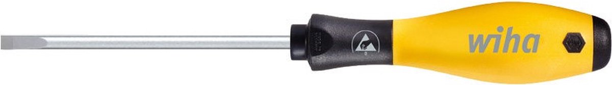 Wiha Schroevendraaier SoftFinish ESD Sleufkop 2.5mm x 75mm - 08179