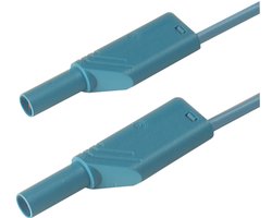 SKS Hirschmann MLS WS 50/2,5 bl Veiligheidsmeetsnoer Banaanstekker 4 mm Banaanstekker 4 mm 0.50 m Blauw 1 stuk(s)