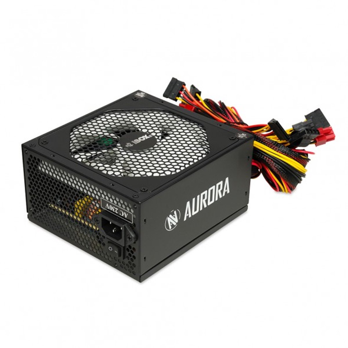 iBox Aurora power supply unit 600 W 20+4 pin ATX ATX Zwart