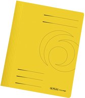 Herlitz Easy Orga - Snelhechtmap - A4 - Karton - Geel - 1 stuk(s)