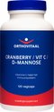 Orthovitaal - Cranberry/Vit C/D-Mannose - 120 vegicaps - Overig - vegan - voedingssupplement