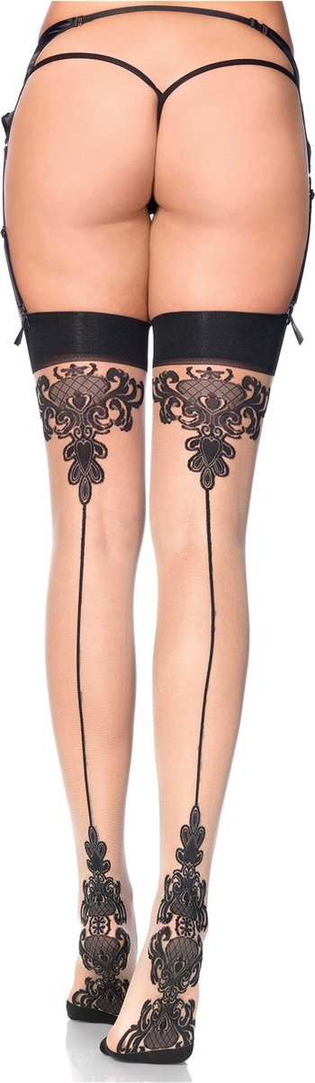 Goedkoopste Baroque cuban heel stocking