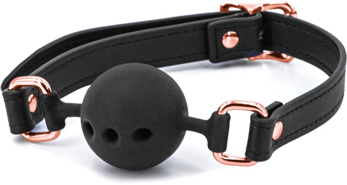 Goedkoopste Bondageset Bondage Couture Ball Gag Zwart