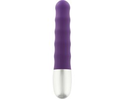 Seven Creations-Discretion Vibe Ribbed Purple-Vibrator
