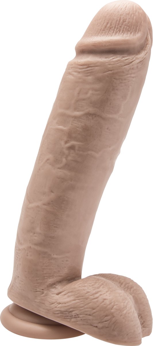 Get Real 10" Dong Met Ballen Blank