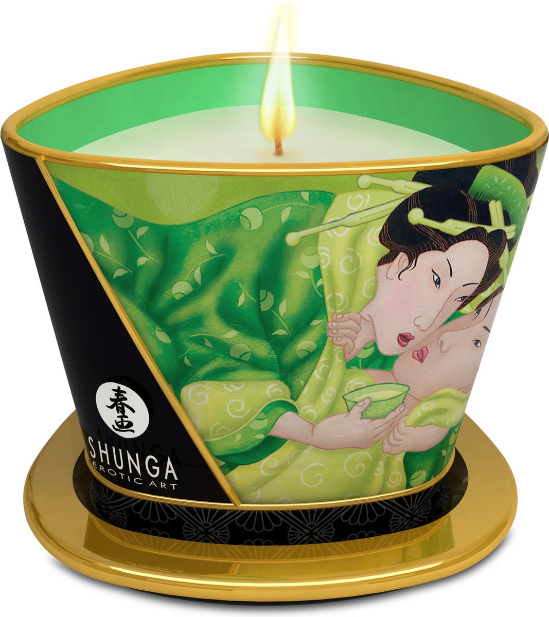 Goedkoopste Shunga - Massagekaars - Exotic Green Tea