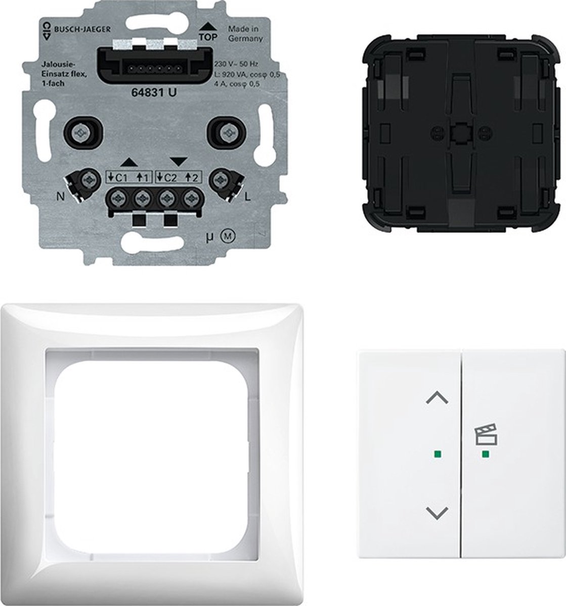ABB Busch-Jaeger Busch-free@home® flex-jaloezie set - Balance-914 Wireless (62731/UJ-914-WL)