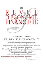 Revue d'économie financière - Le financement des biens publics mondiaux