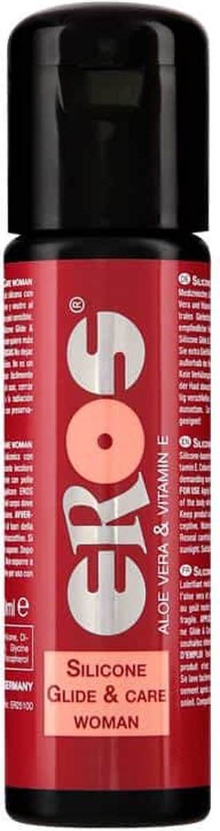Goedkoopste Eros Glide and Care Woman Silicone - 100 ml - Glijmiddel