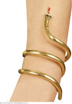 Widmann Verkleed armband slang - goud - Egypte/Cleopatra thema party - Carnaval sieraden