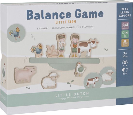 Little Dutch - Balansspel FSC - Little Farm — afbeelding 3