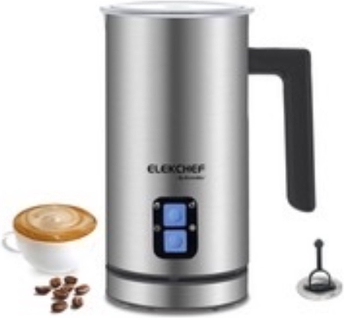 ELEKCHEF 4 in 1 Coffee Milk Frother Frothing Foamer automatic Milk