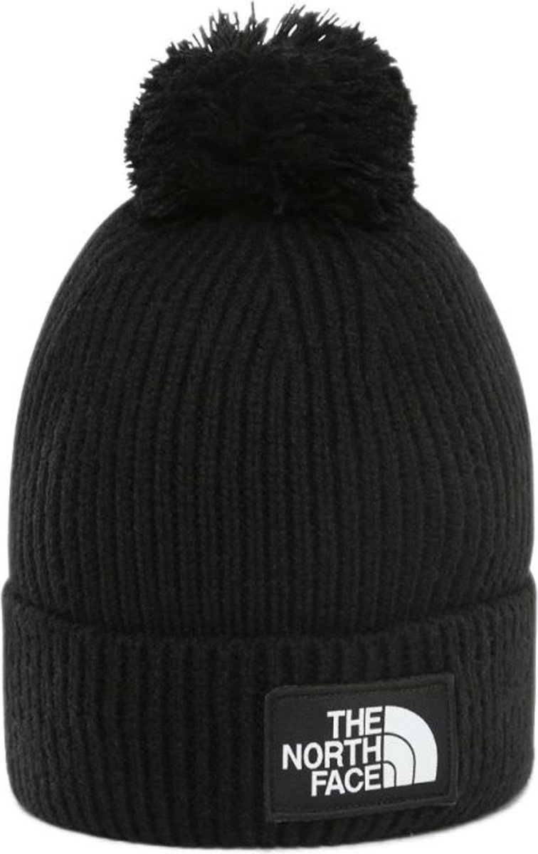The North Face Box Logo Pompon Beanie op Prijzenvolger.com